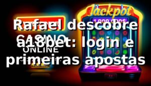 Rafael descobre a18bet: login e primeiras apostas 🎰